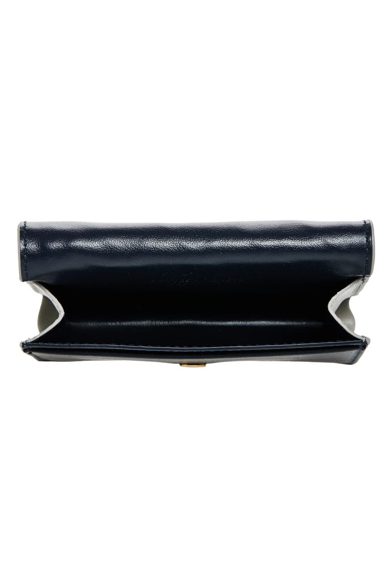 Business Intrecciato Leather Card Case, Alternate, color, 1473 STERL/ STERL-SPACE-G