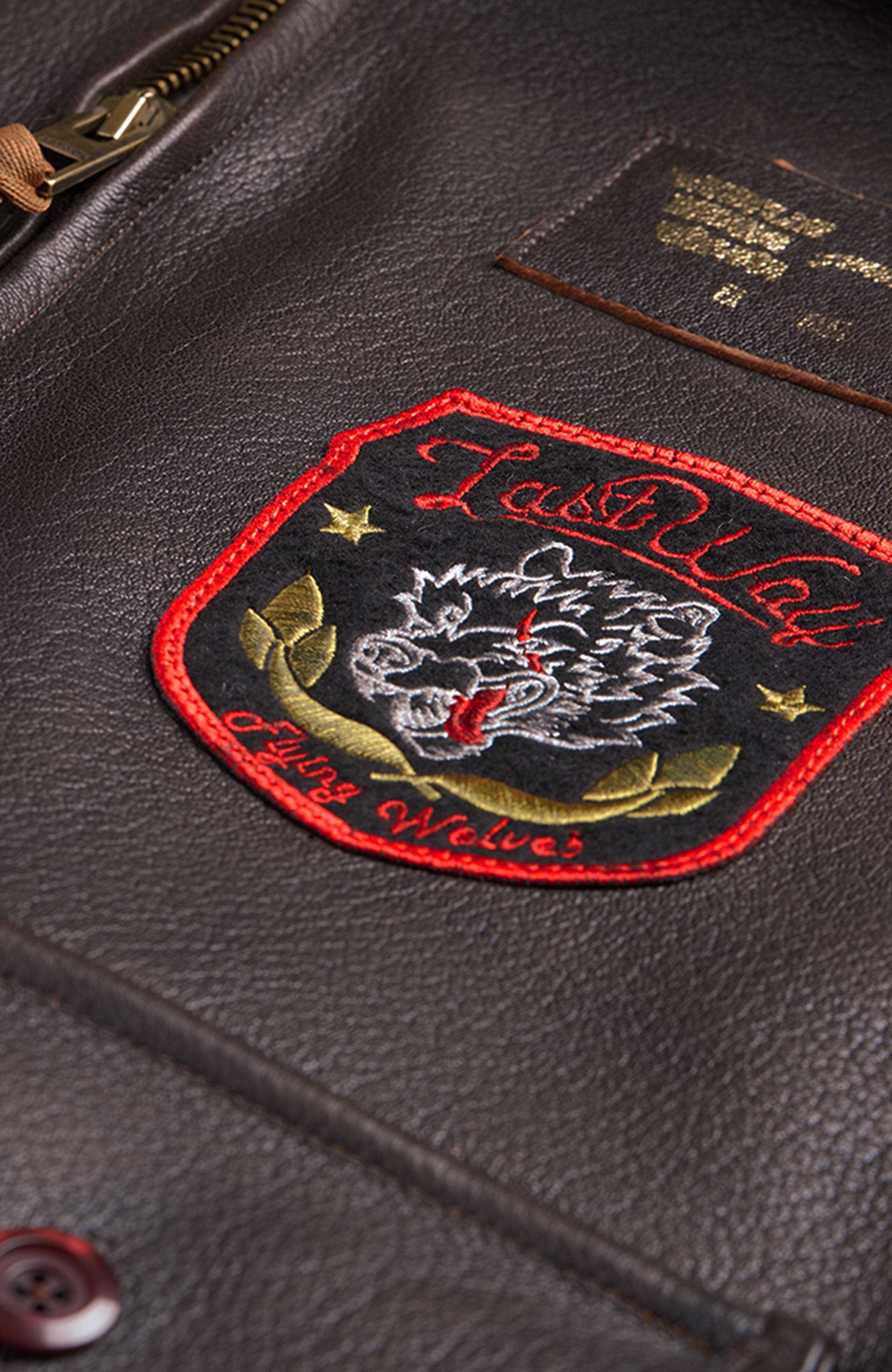 Last Wolf DENALI FLIGHT LEATHER JACKET — фото 5