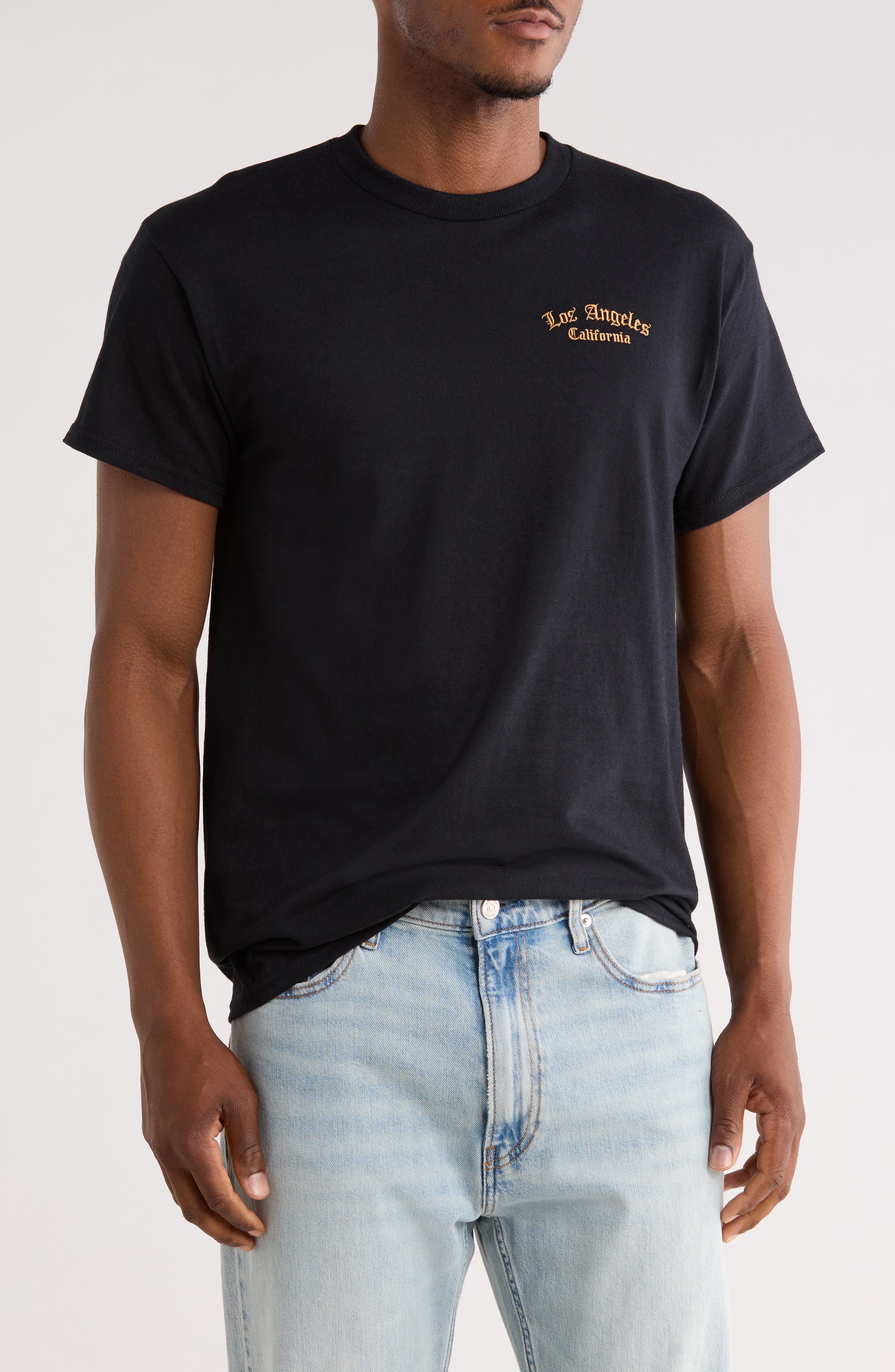 RIOT SOCIETY Los Angeles Cotton Graphic T-Shirt