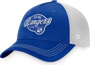 FANATICS Women's Fanatics Branded Navy/White New York Rangers Fundamental Trucker Adjustable Hat