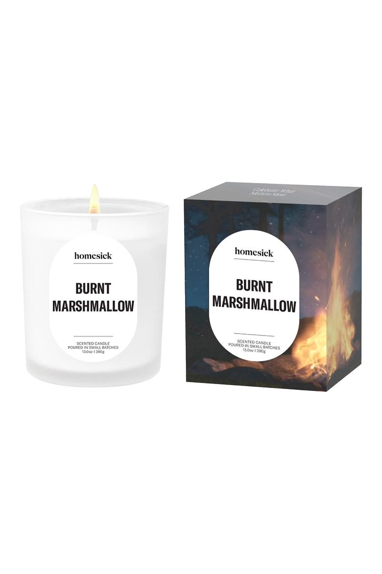 Burnt Marshmallow Candle, Main, color, NO COLOR