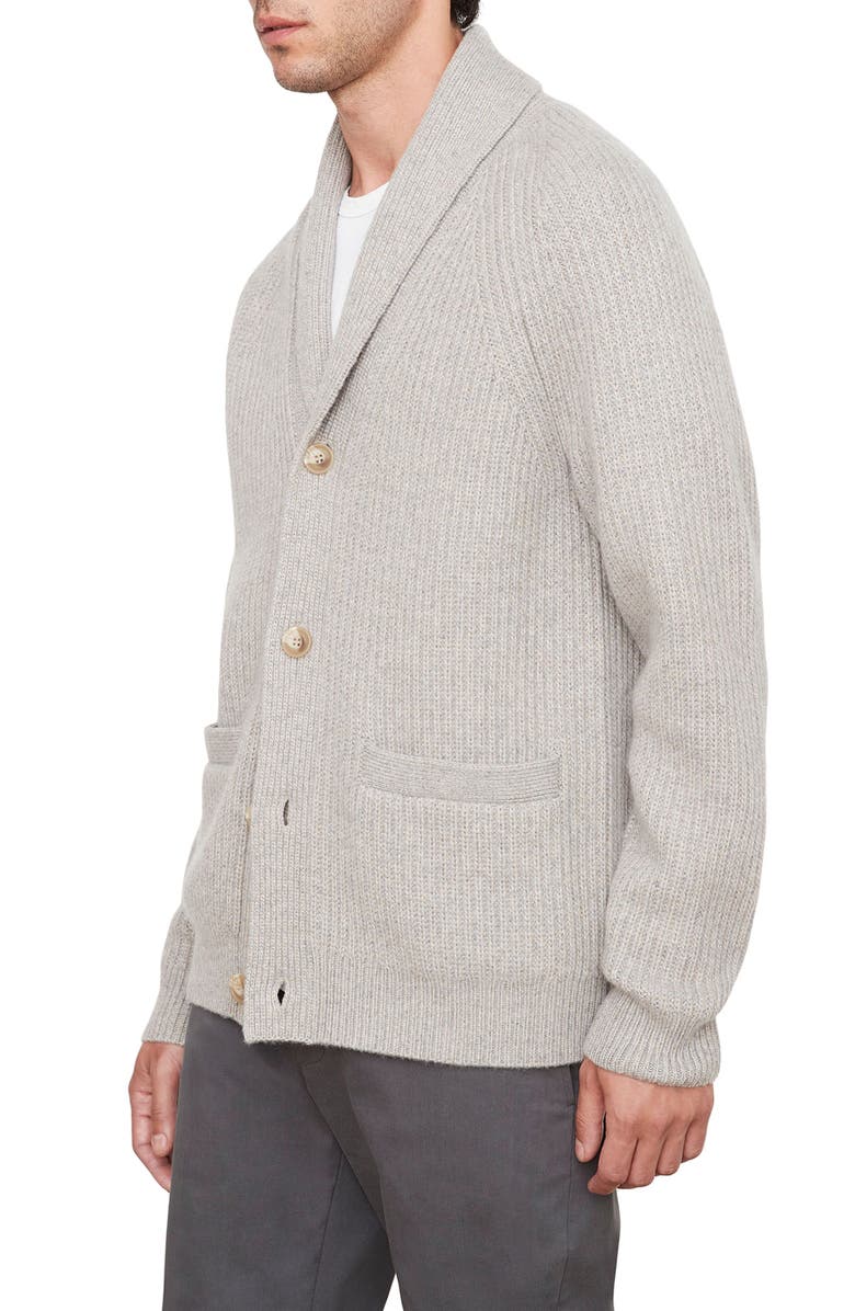 Vince Marled Rib Shawl Collar Cardigan, Alternate, color,