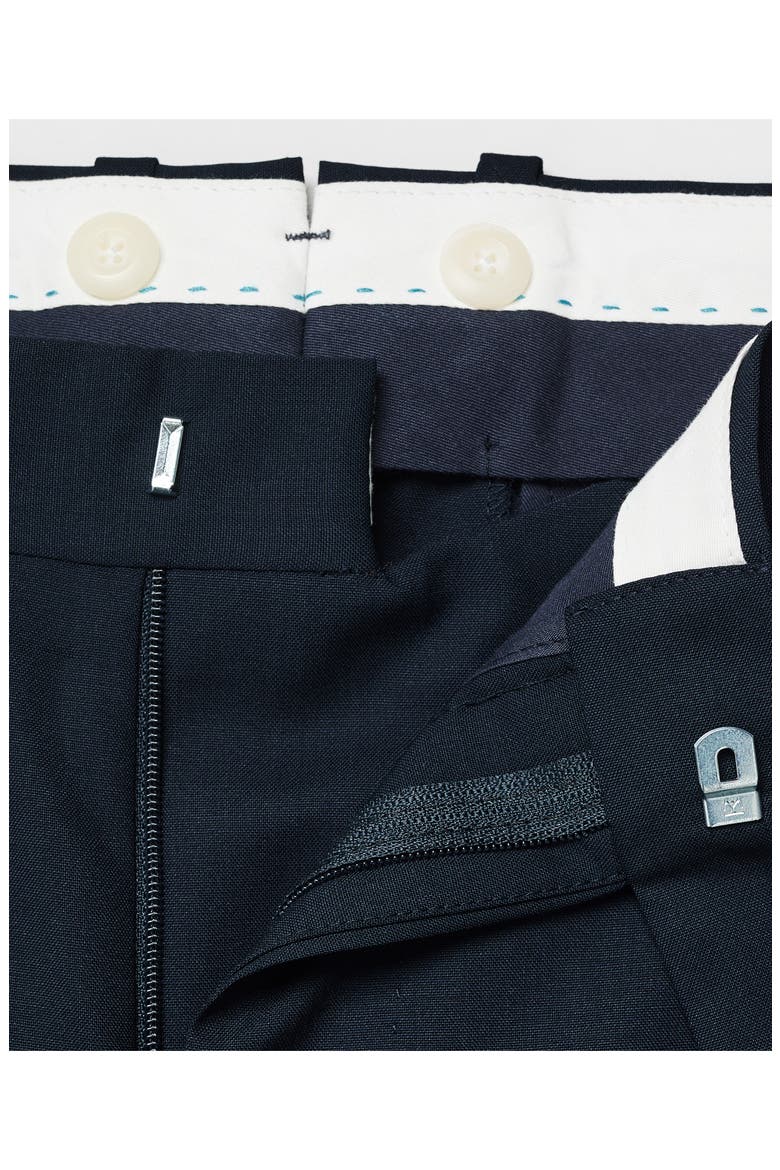 Slim Fit Virgin Wool Suit Pants, Alternate, color, DARK NAVY