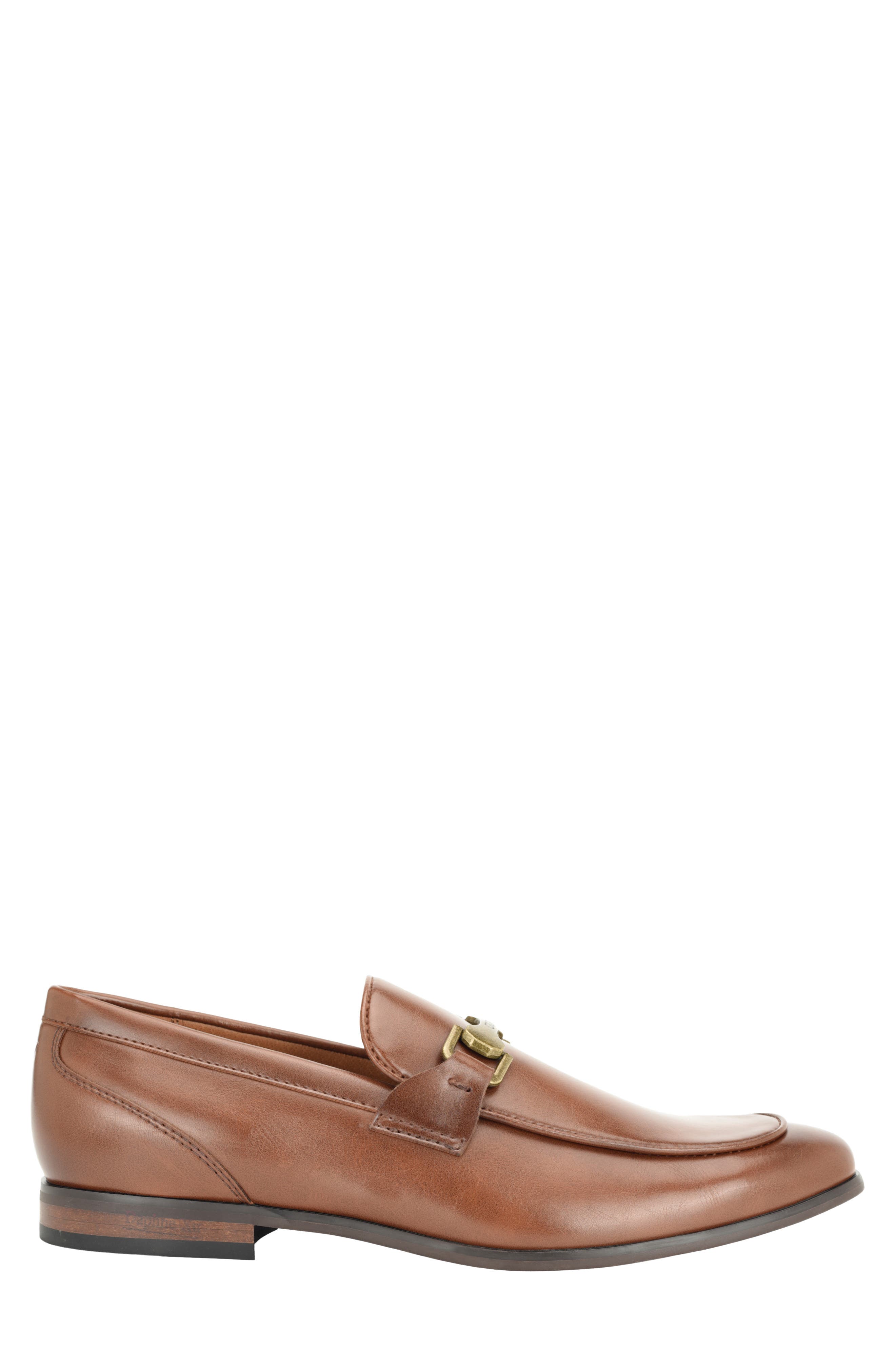 Vanor Faux Leather Bit Loafer, Alternate, color, DARK NATURAL