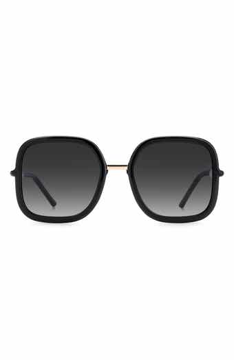 Carolina Herrera 55mm Gradient Square Sunglasses