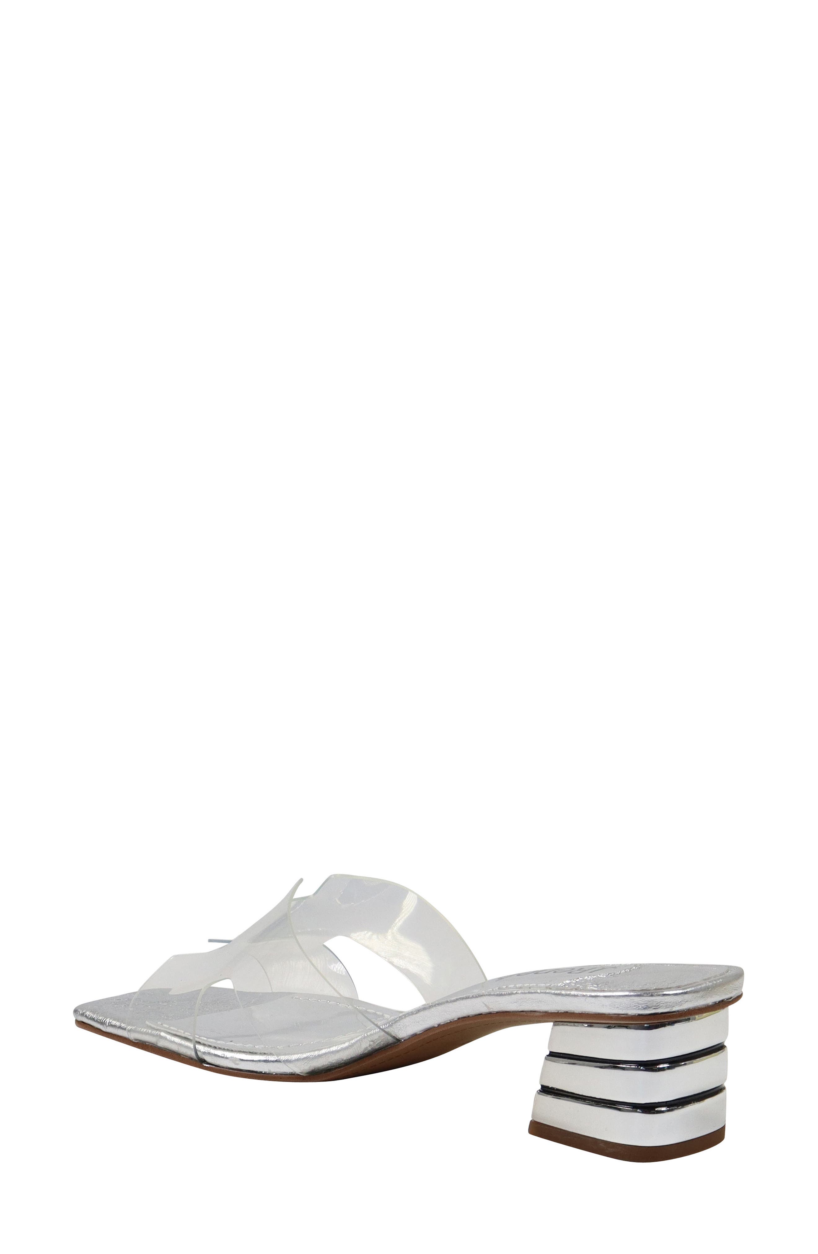 J. Reneé Rafaela Sandal, Alternate, color, Clear/ Silver