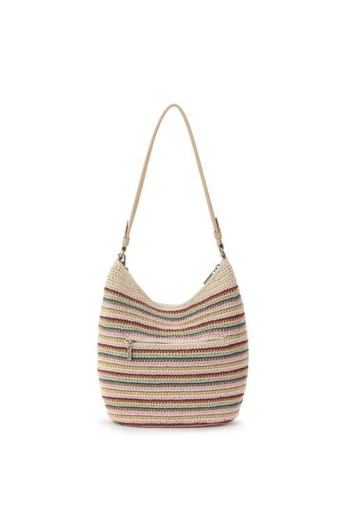 The Sak Sequoia Hobo Bag In Pink Multi Stripe