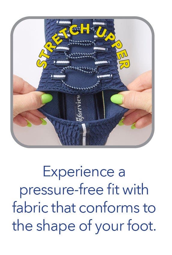 Comfortview The CV Sport Ariya Textured Knit Slip On Sneaker, Alternate, color, Black