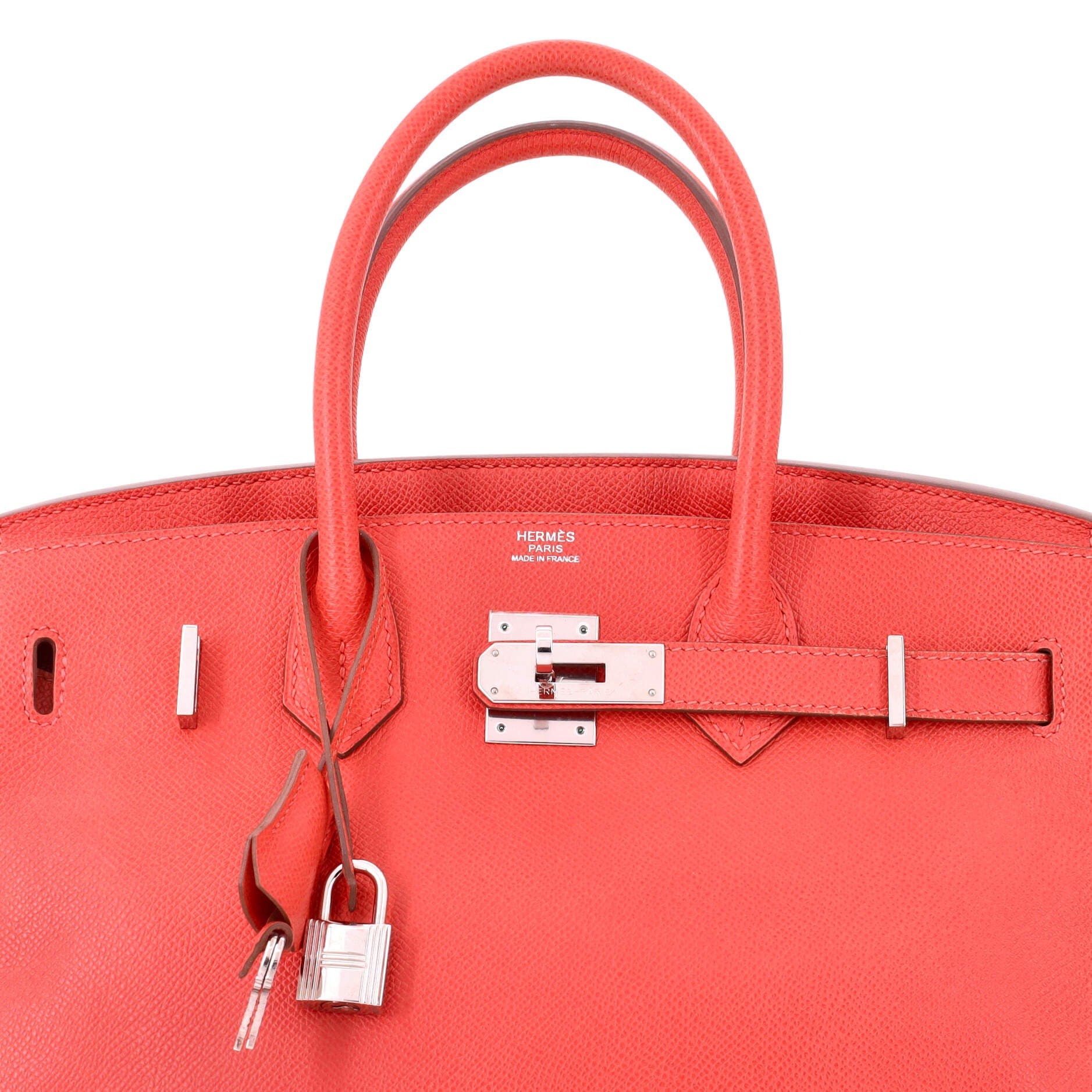 Pre-Owned Hermes Birkin Handbag Pink Epsom with Palladium Hardware 30, Alternate, color, Rose Jaipur