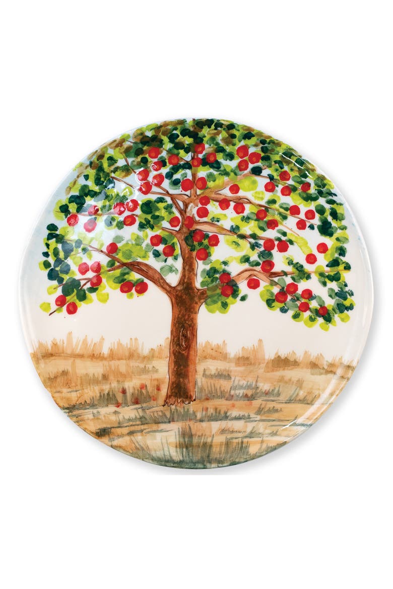 Apple Tree Wall Plate, Main, color, HANDPAINTED