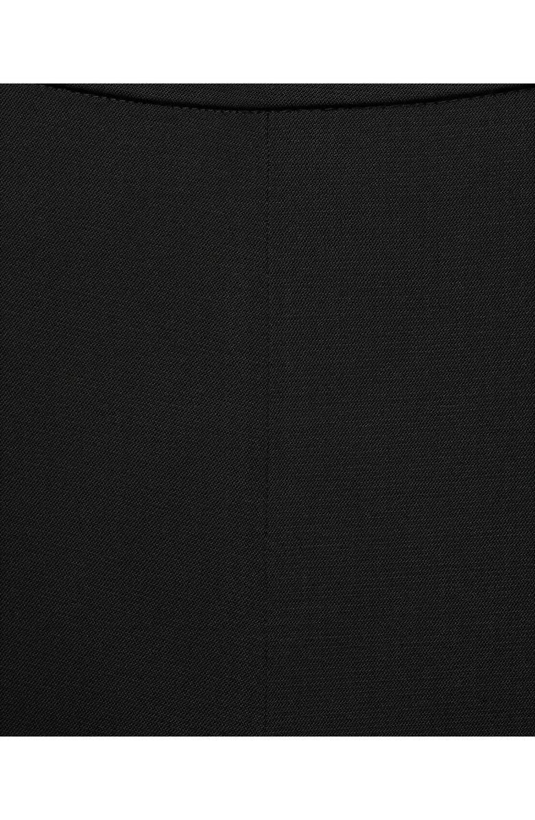 MANGO Long Flare Leg Pants, Alternate, color, Black