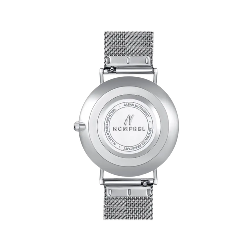 Ncmprbl Advance Chrome Mesh Strap Watch, 36mm In Silver