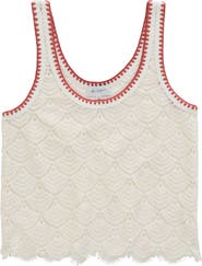 AG Bianca Openwork Tank