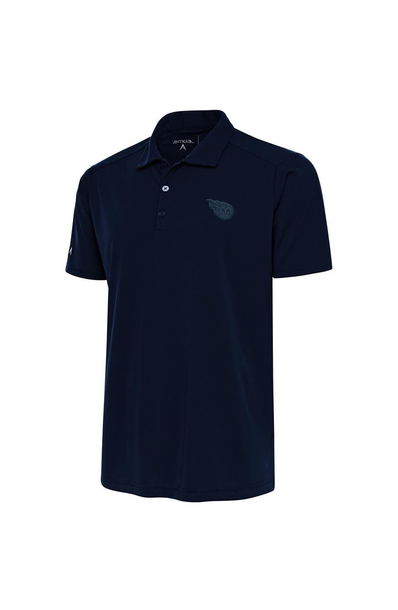 ANTIGUA Men's Antigua Navy Tennessee Titans Tonal Logo Tribute Polo, Main, color, 