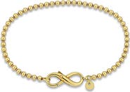 DELMAR Infinity Bead Link Bracelet