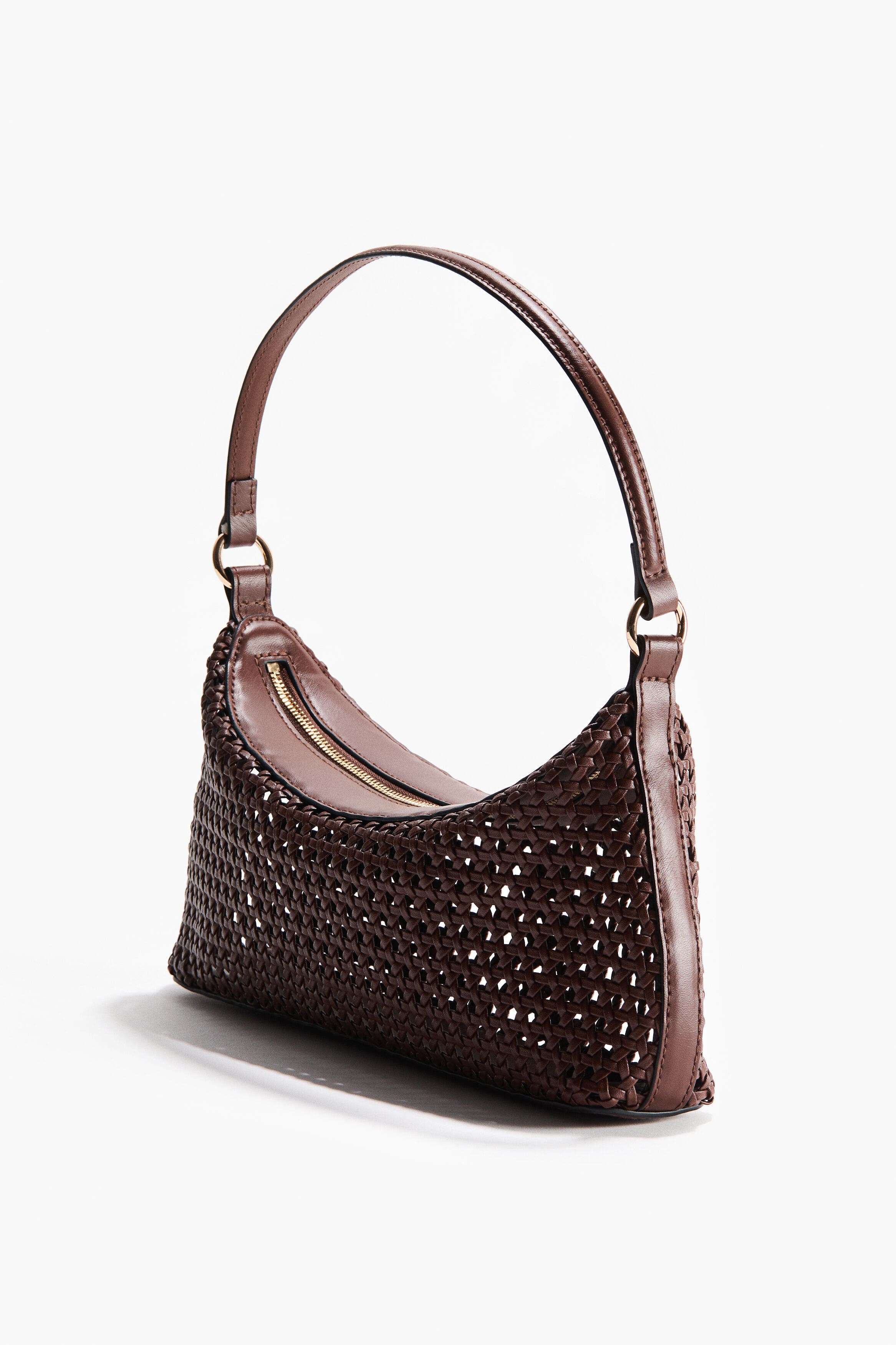 H&M Shoulder Bag, Alternate, color, Dark Brown