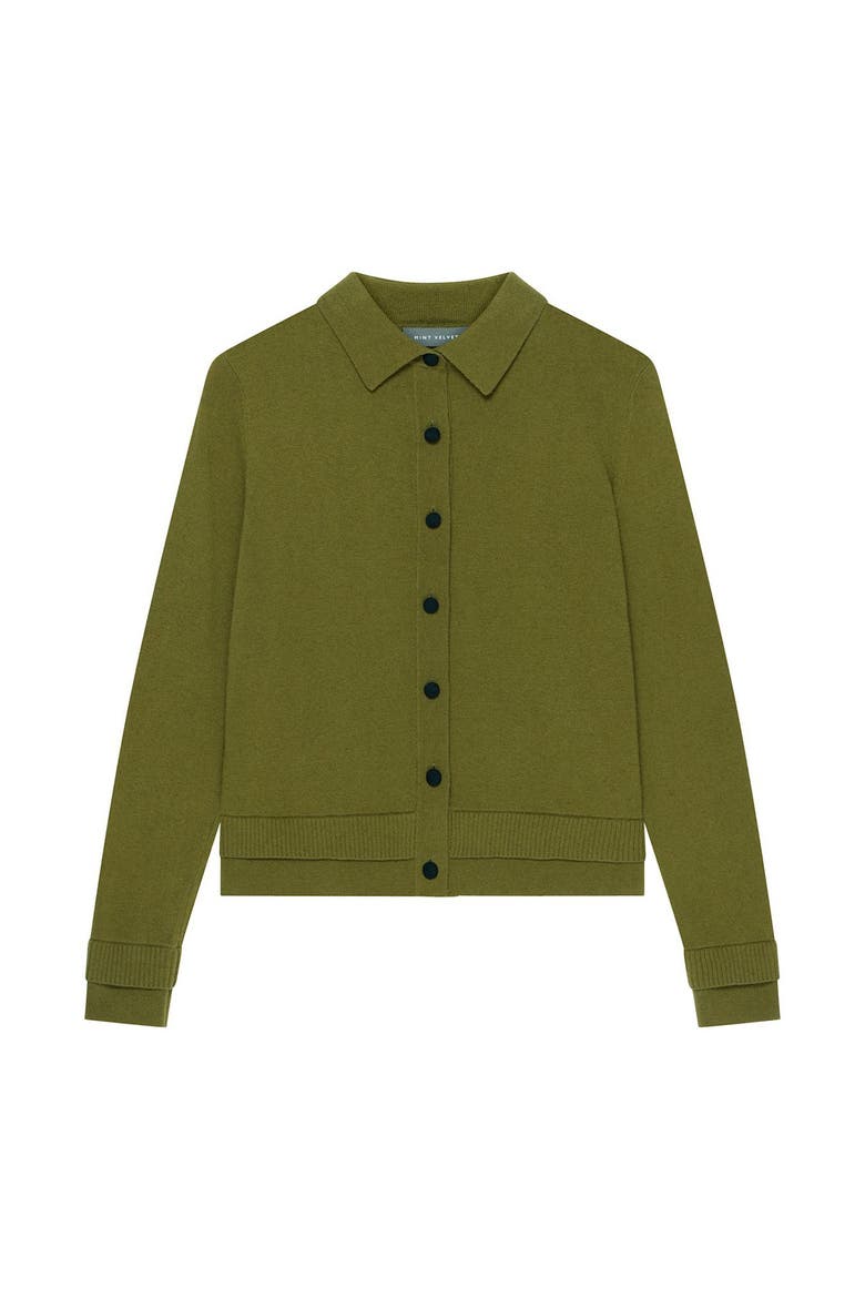Long Sleeve Cotton Blend Knit Top, Alternate, color, Green