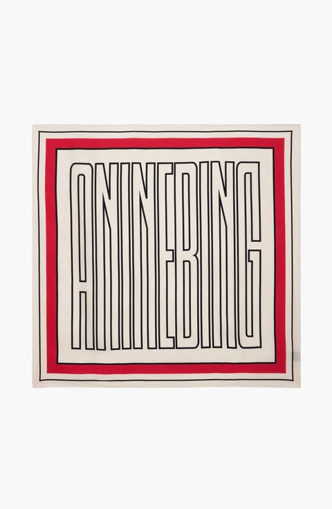 York Anine Bing Logo Scarf