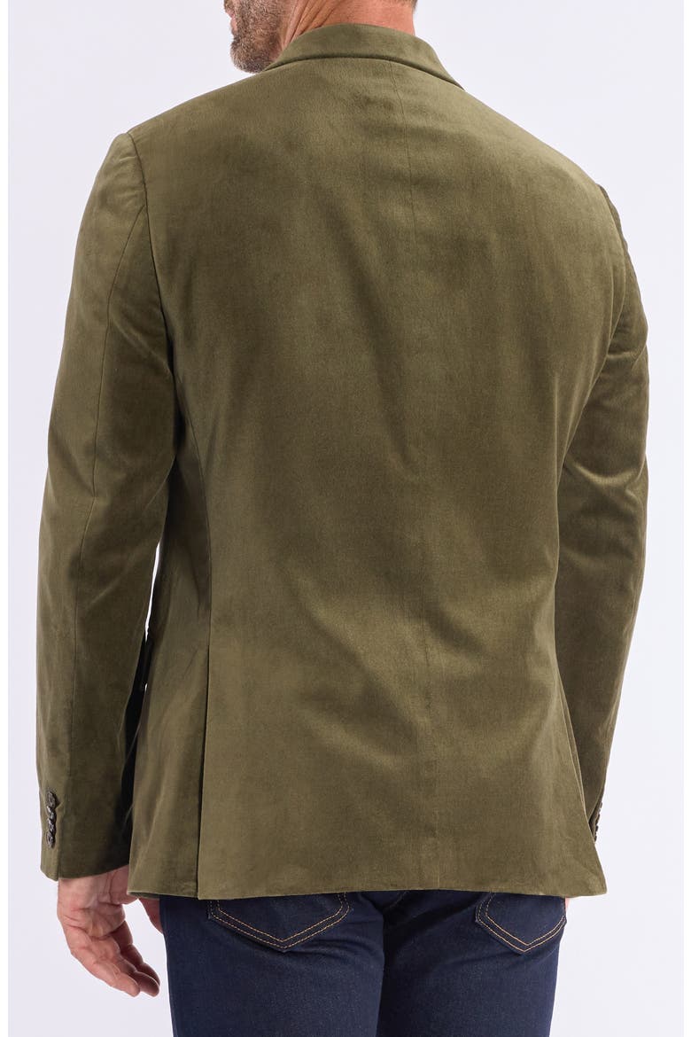 Velvet Sport Coat, Alternate, color, OLIVE