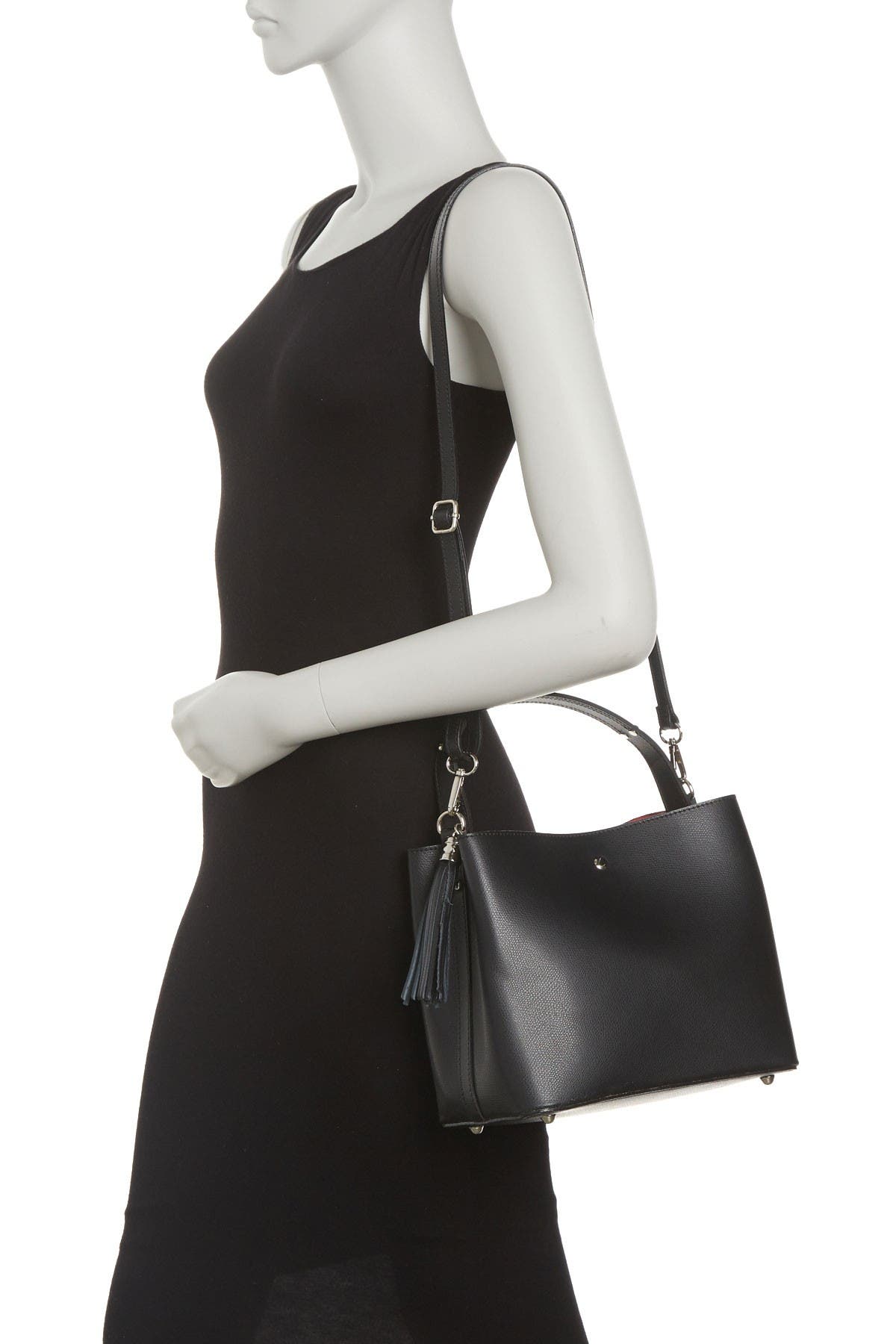 MASSIMO CASTELLO Squared Leather Top Handle Bag (Women) | Nordstromrack