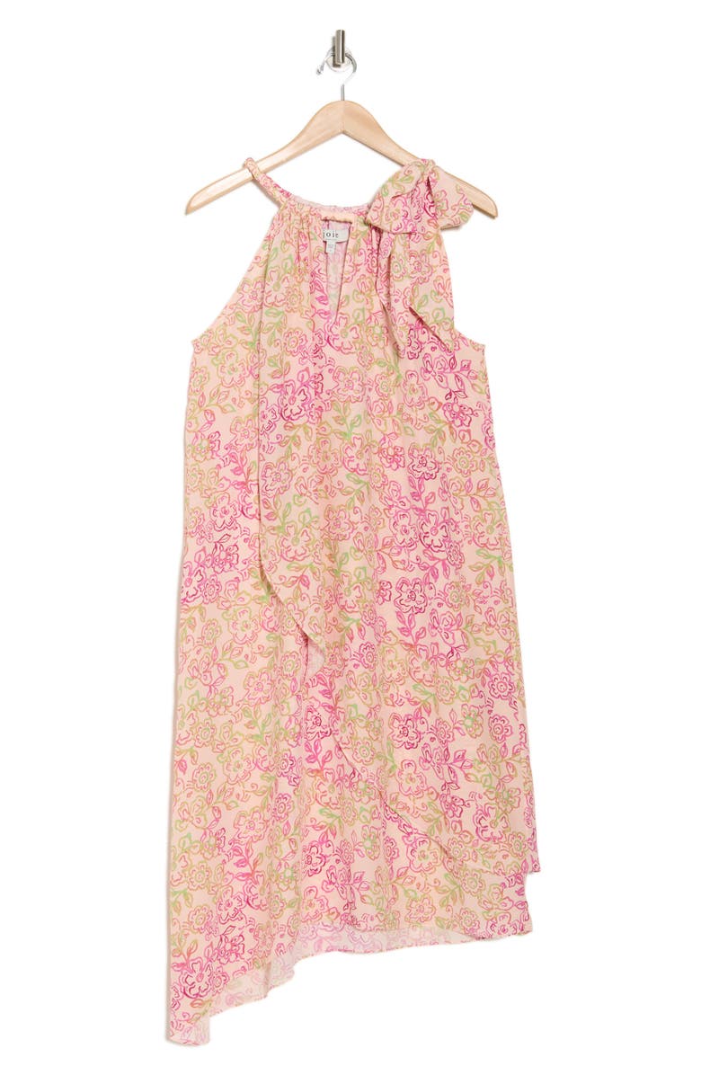 Joie Hayes Asymmetric Silk Dress, Alternate, color,