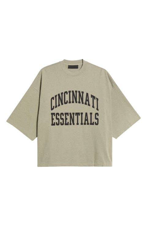 Cincinnati Bengals Merch Oversize Cotton Graphic T-Shirt