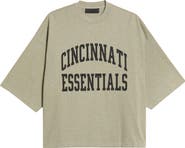 Fear of God Essentials Cincinnati Bengals Merch Oversize Cotton Graphic T-Shirt