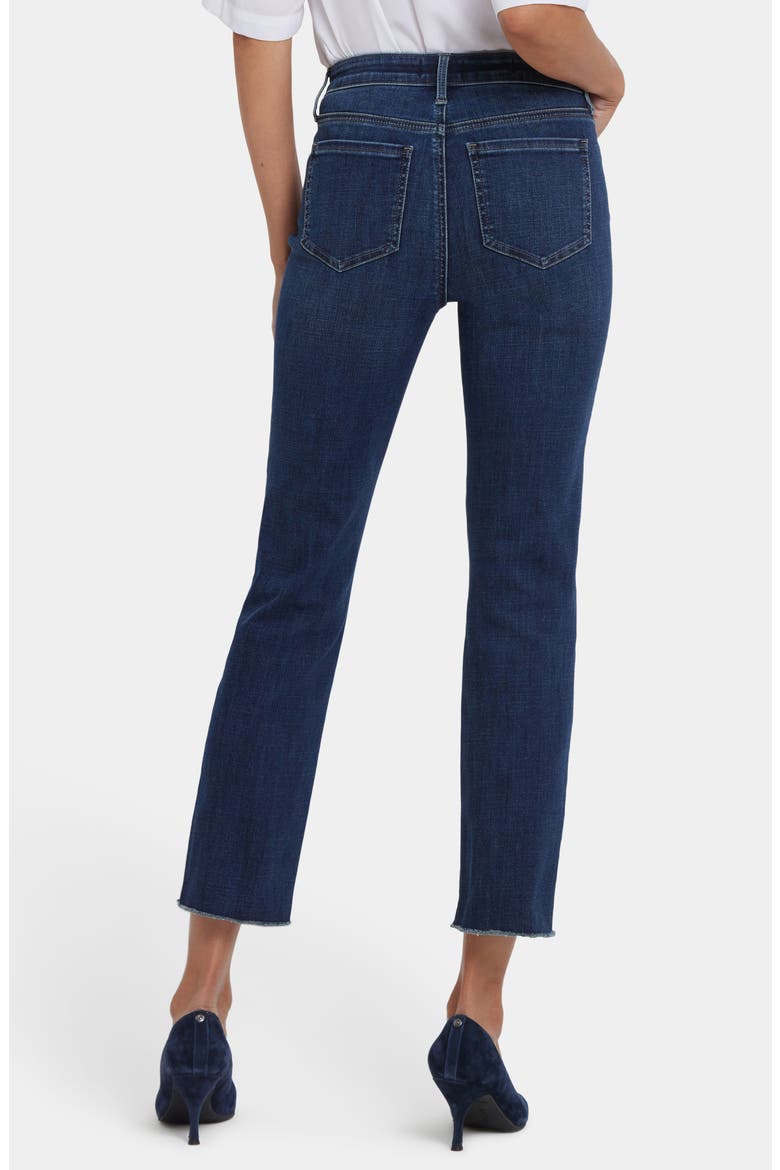 Sheri Fray Hem Ankle Slim Jeans, Alternate, color, LOUVRE SAPPHIRE