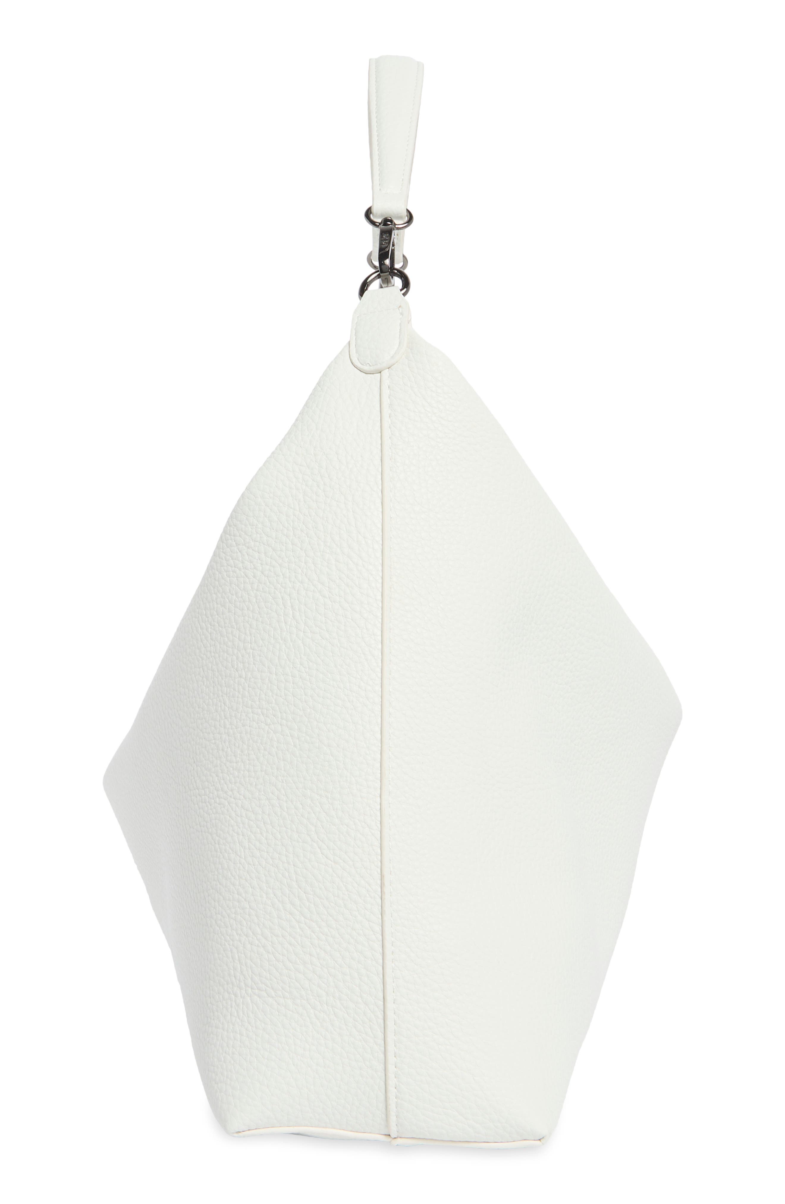 Faux Leather Hobo Bag, Alternate, color, POWDER