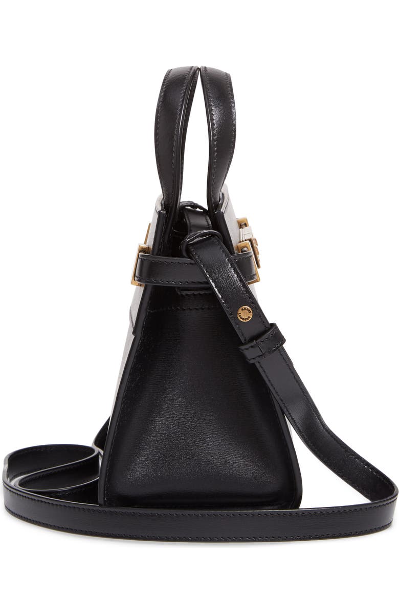 Saint Laurent Nano Manhattan Leather Crossbody Bag, Alternate, color,