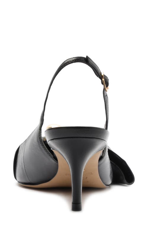 Arezzo Rayna Slingback Pointed Toe Pump In Black