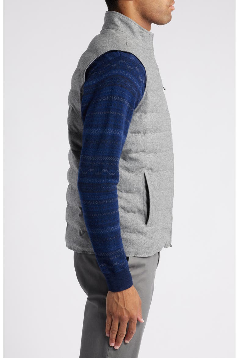 Crown Crafted Whistler Reversible Quilted Vest, Alternate, color, NICKEL