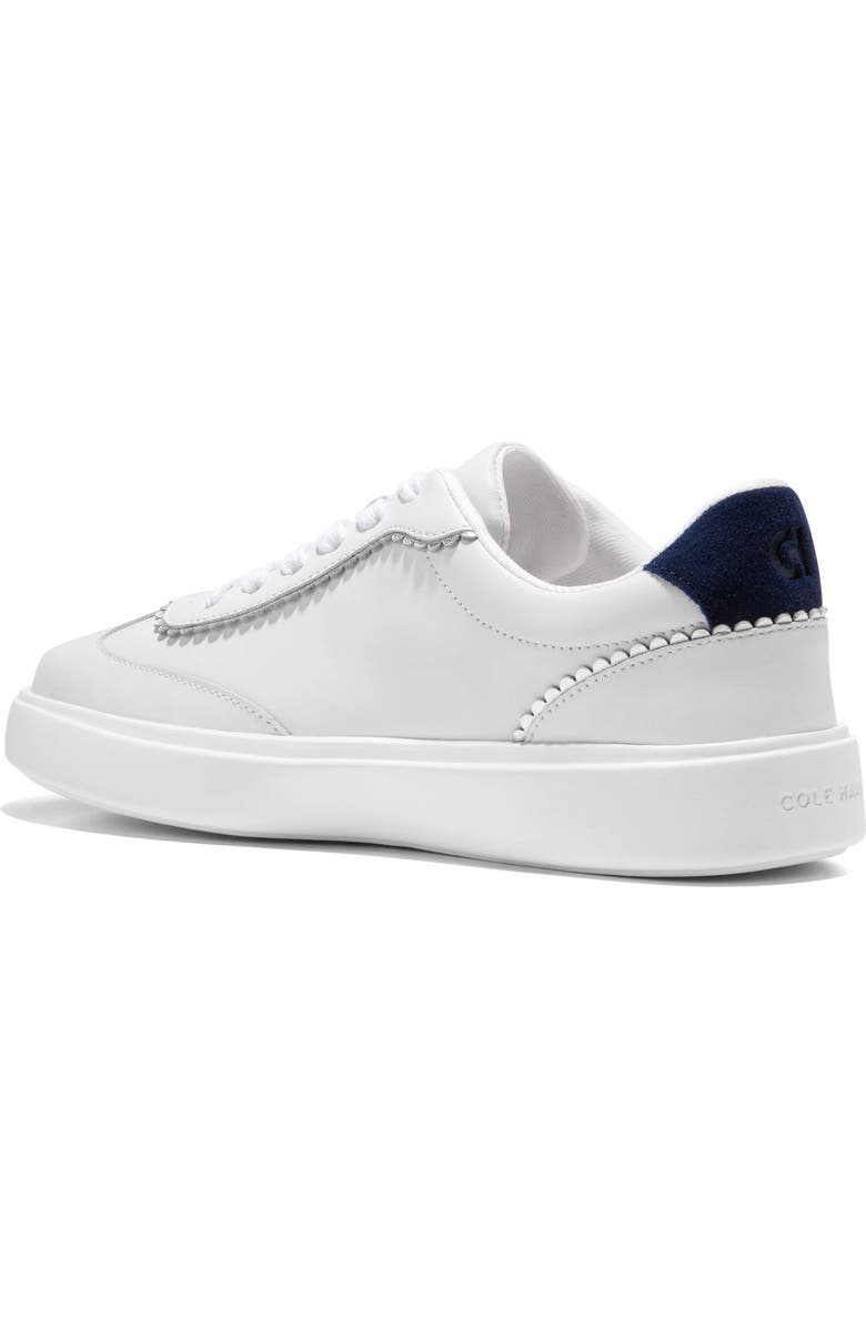 Cole Haan Grand Crosscourt Sneaker, Alternate, color, White Leather / Midnight Moon