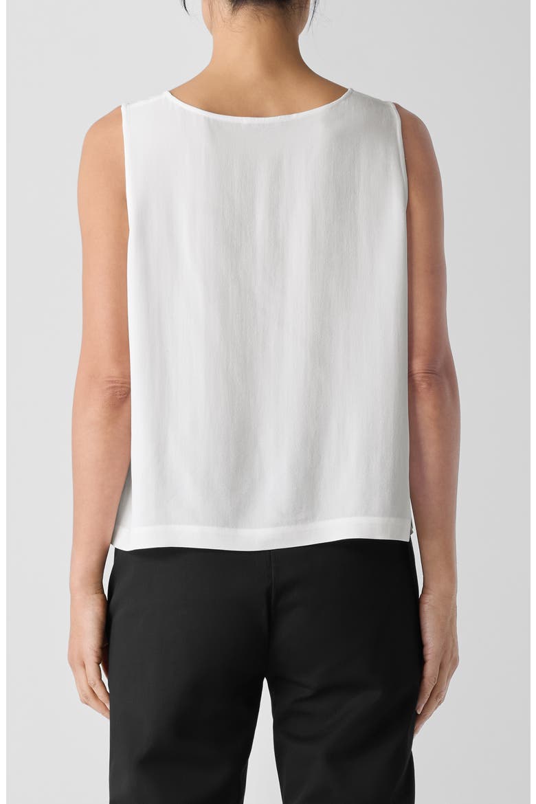 Button Front Silk Vest, Alternate, color, IVORY