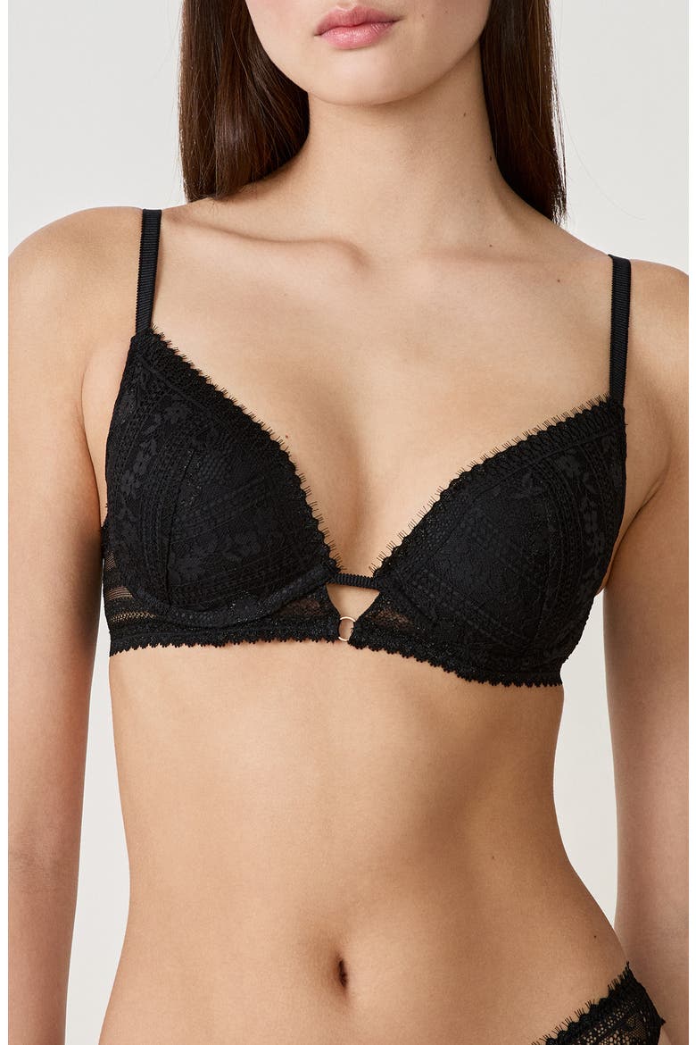Aura N°2 Classique Underwire Bra, Main, color, BLACK