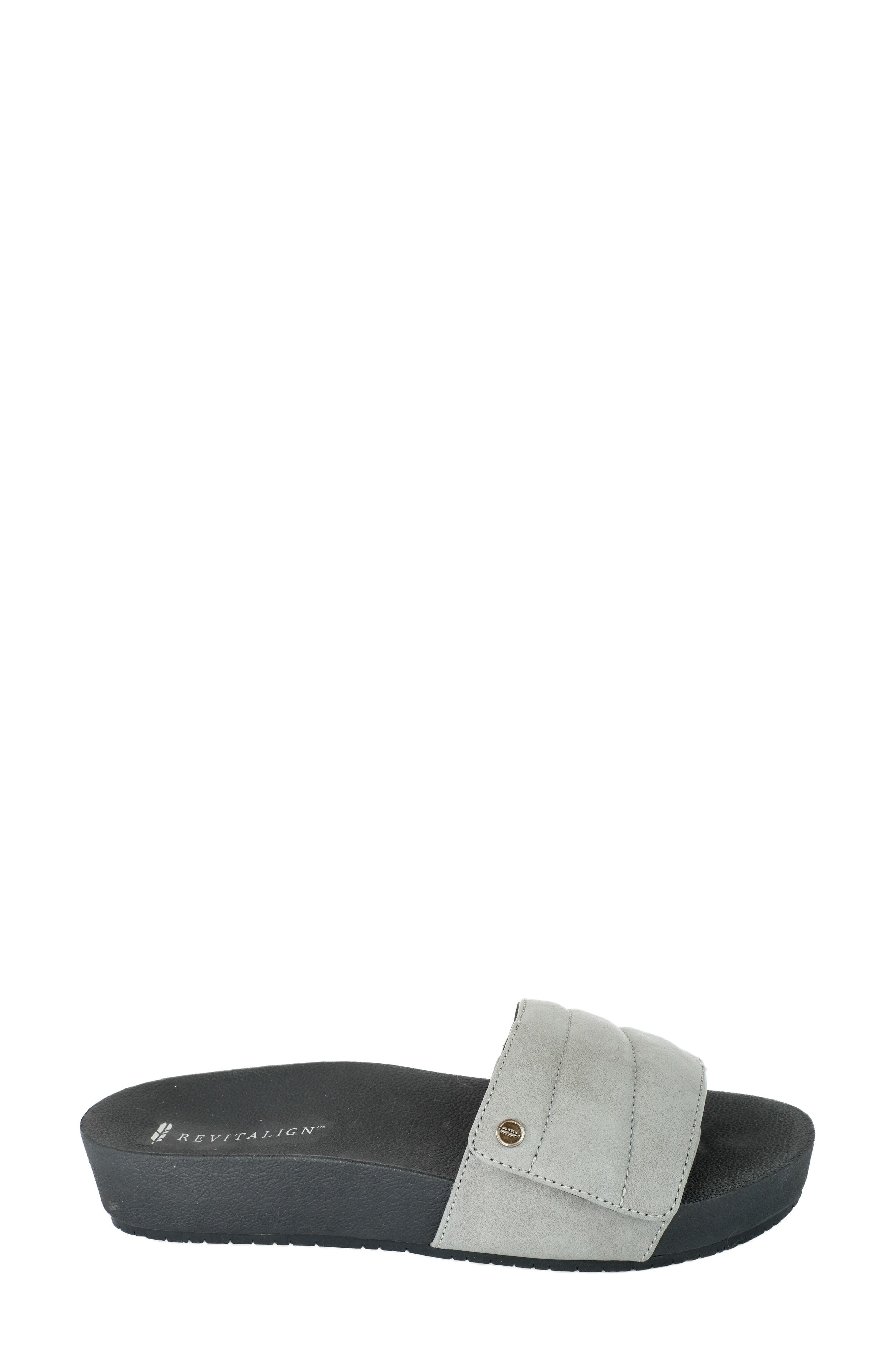 Breezy Slide Sandal, Alternate, color, GREY