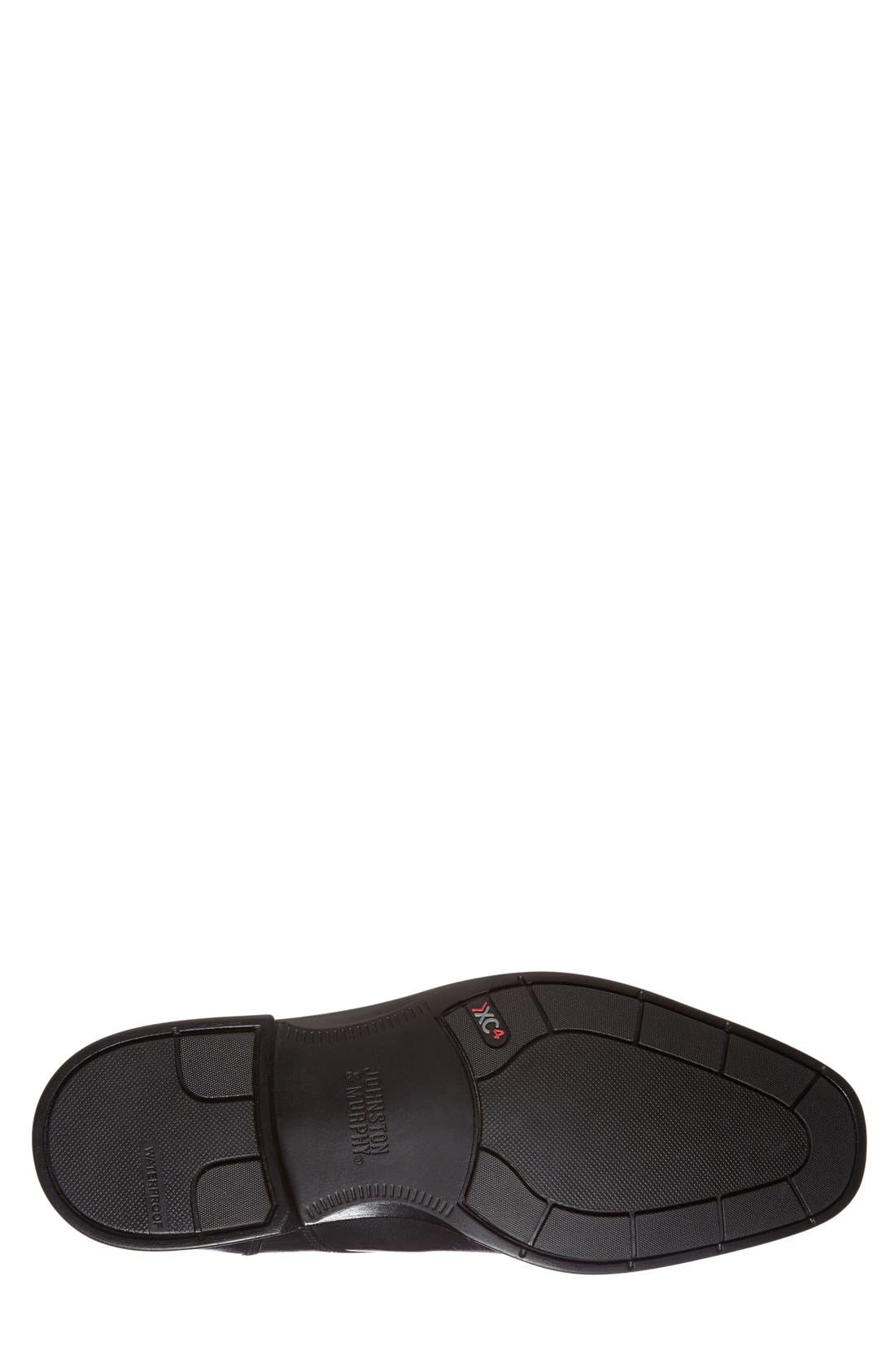 Johnston & Murphy 'Branning' Waterproof Cap Toe Derby, Alternate, color, Black