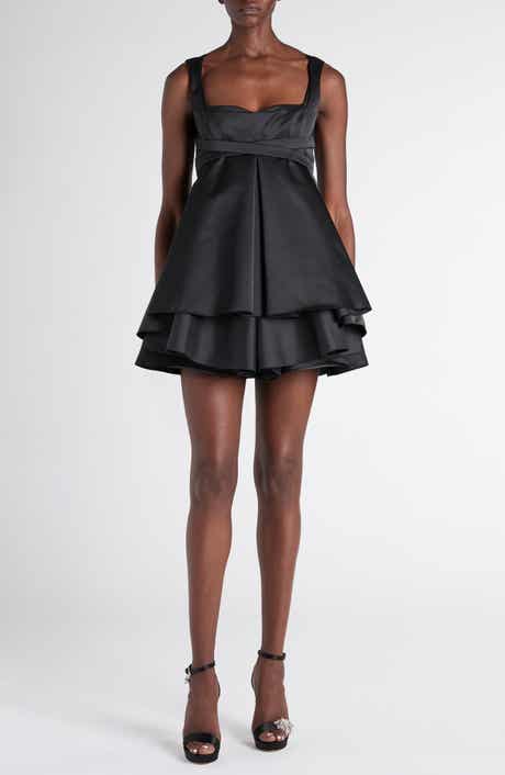 Layered Taffeta Minidress