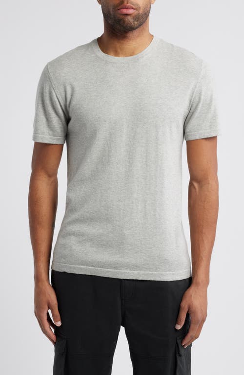 Rails Mason Cotton & Cashmere T-Shirt in Heather Grey 