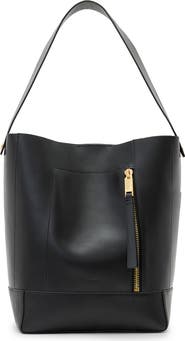 AllSaints Alba Leather Hobo Bag