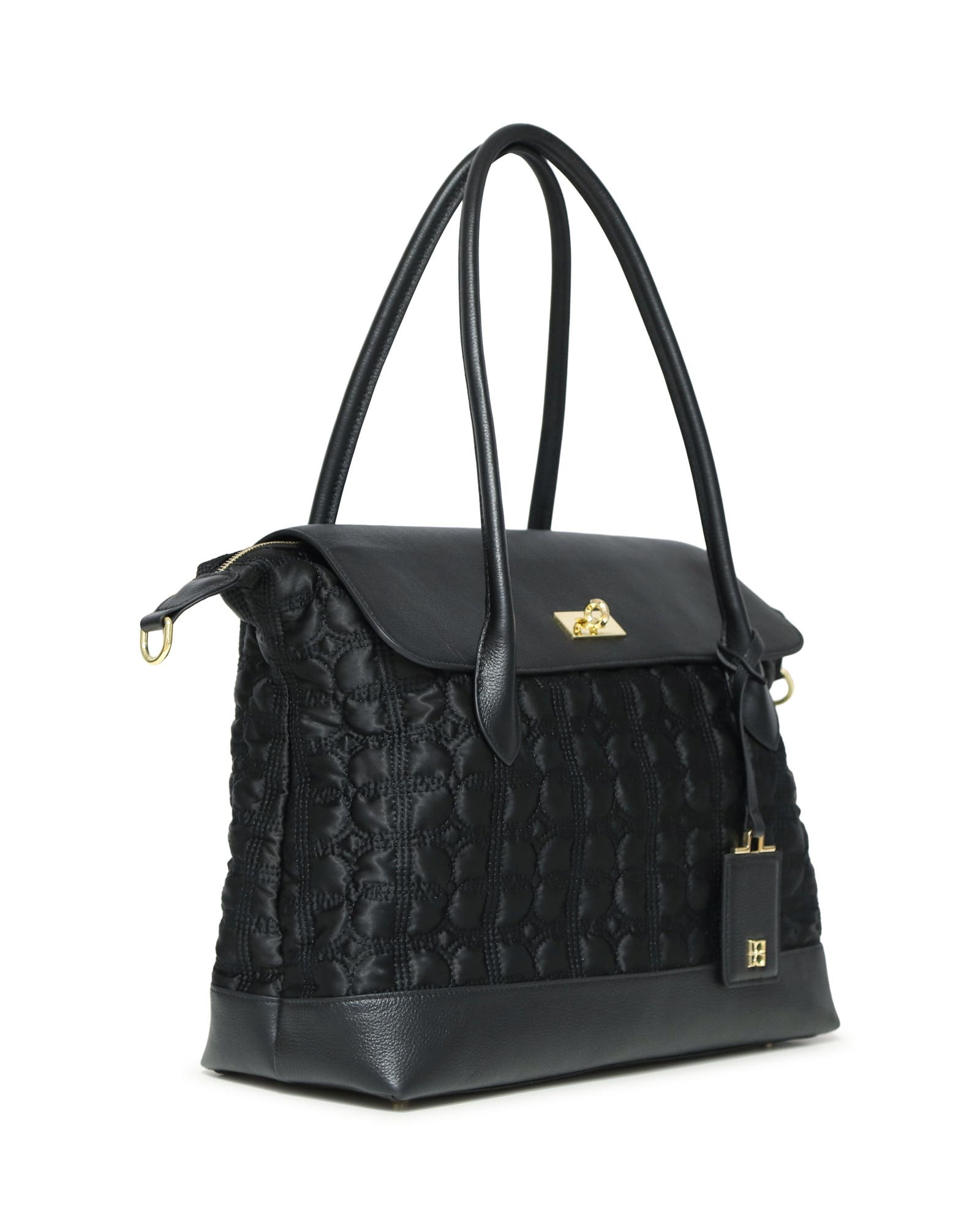 Just Add Sugar Quilted Bag, Alternate, color, Black