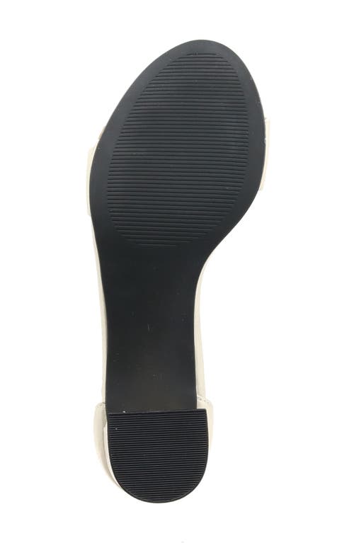 David Tate Timeless Ankle Strap Sandal In Platinum