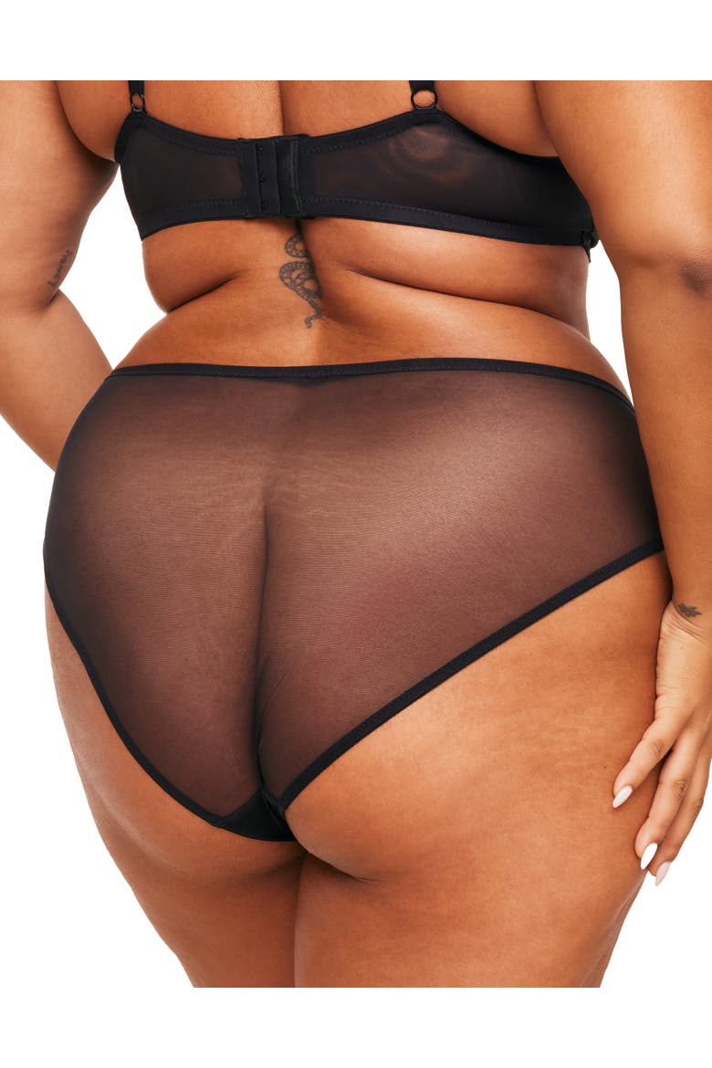 Bonnie Hipster Panties, Alternate, color, Black