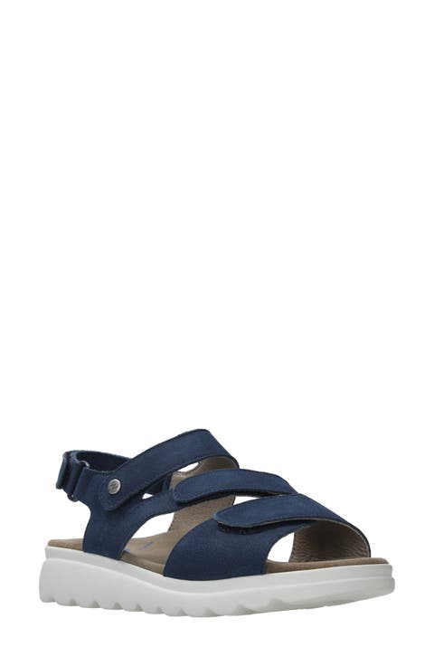 Ikaria Ankle Strap Platform Wedge Sandal (Women)