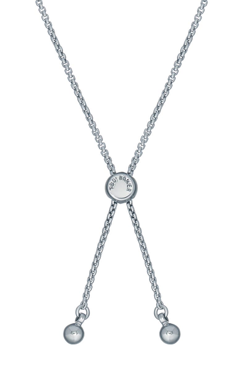 Ted Baker Melrah Tennis Bracelet, Alternate, color, Silver Tone/ Blue Crystal