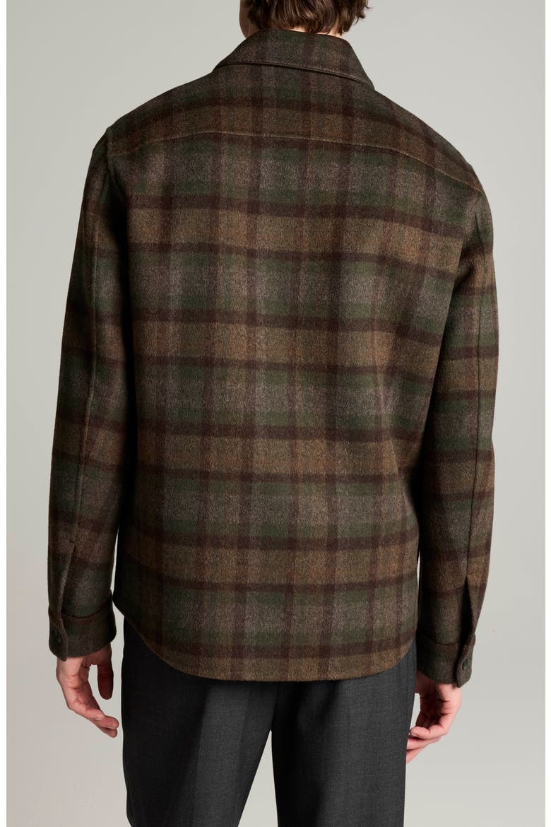 Plaid Shirt Jacket, Alternate, color, NIGHT LEAF COMBO