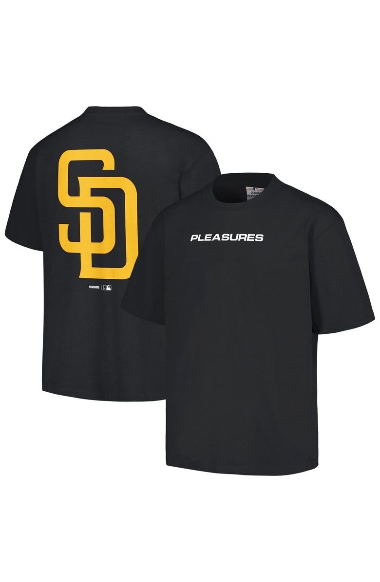 PLEASURES Men's PLEASURES  Black San Diego Padres Ballpark T-Shirt, Main, color, Black