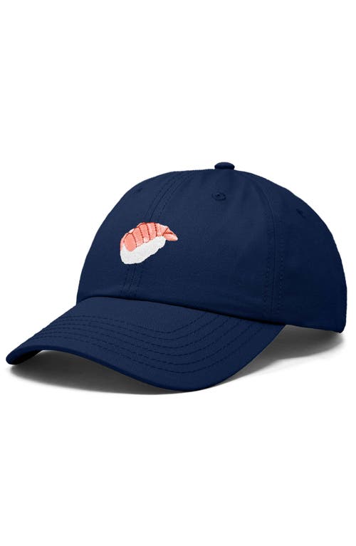 DALIX DALIX SHRIMP SUSHI EMBROIDERED DAD CAP 
