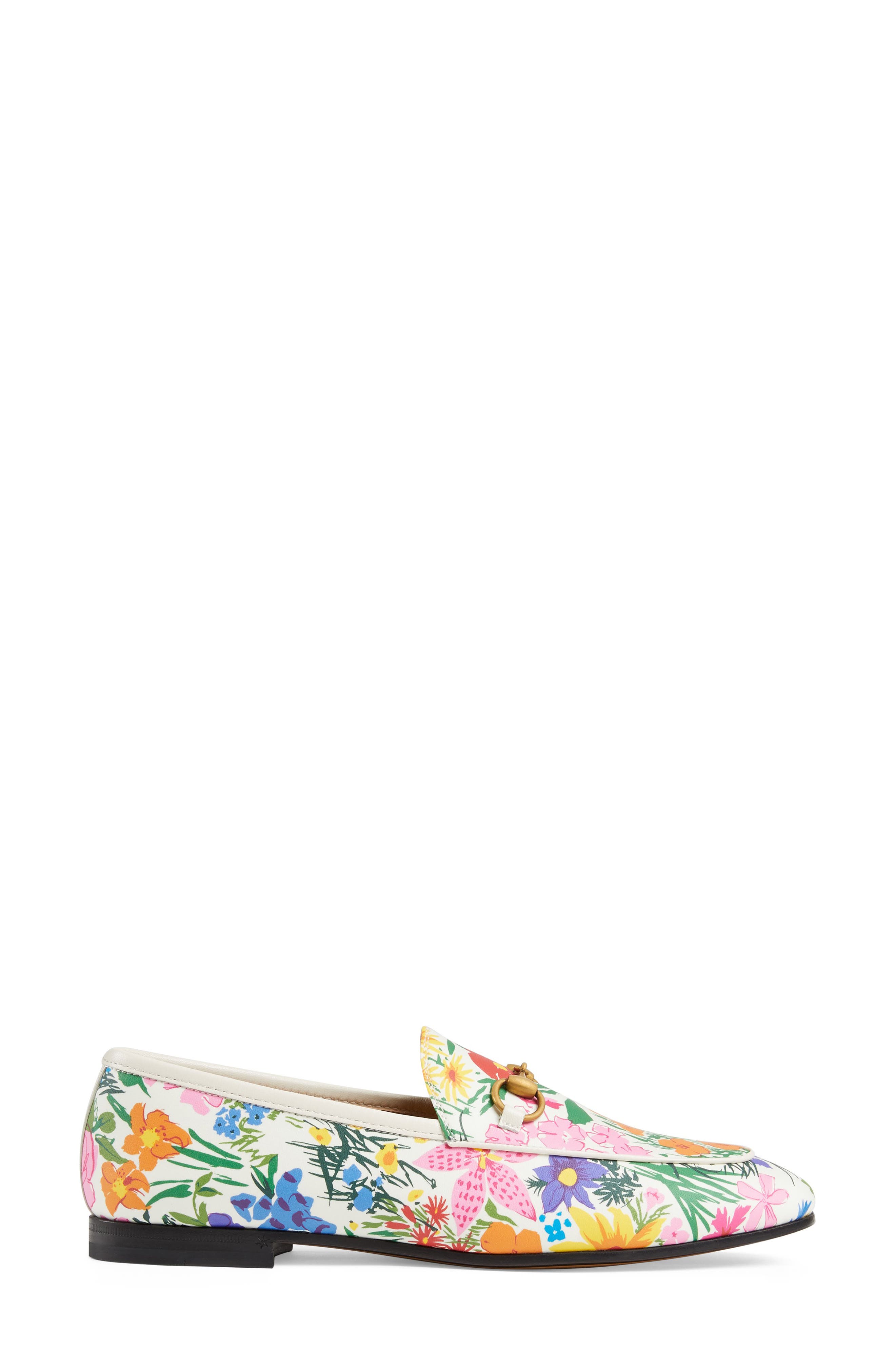 Gucci x Ken Scott Jordaan Floral Print Loafer, Alternate, color, 