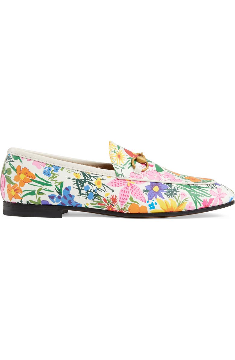 Gucci x Ken Scott Jordaan Floral Print Loafer, Alternate, color,